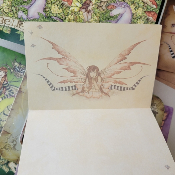 Amy Brown Fairy Art Print Believe Notecard & Tin Set Whimsical Fantasy Mythical - Picture 15 of 16